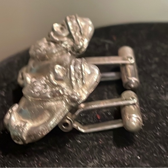 ANTIQUE & RARE 14k signed Walter E. Hayward solid sterling silver cuff links - Picture 9 of 12